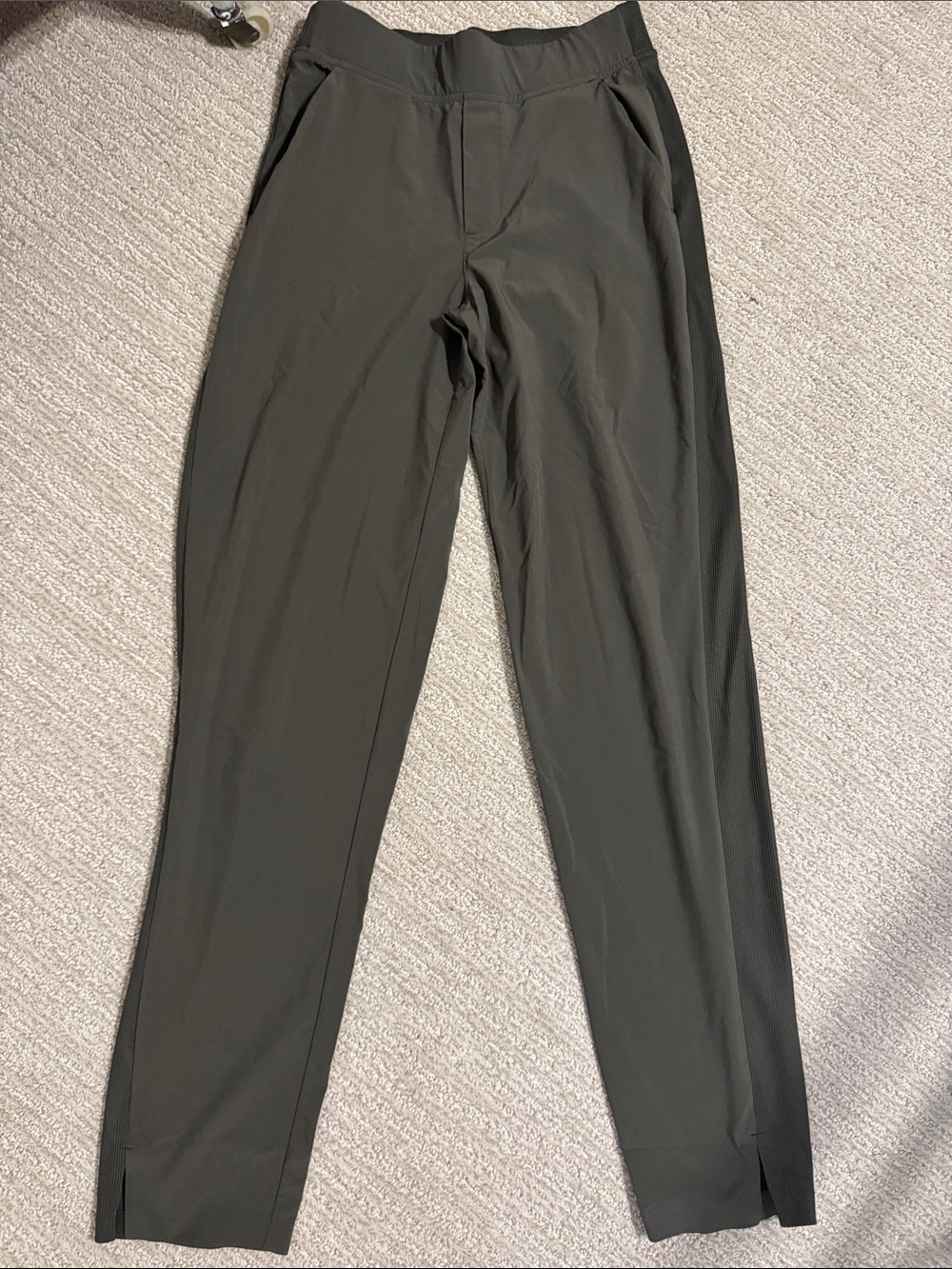 Army green athleta Brooklyn ankle pant